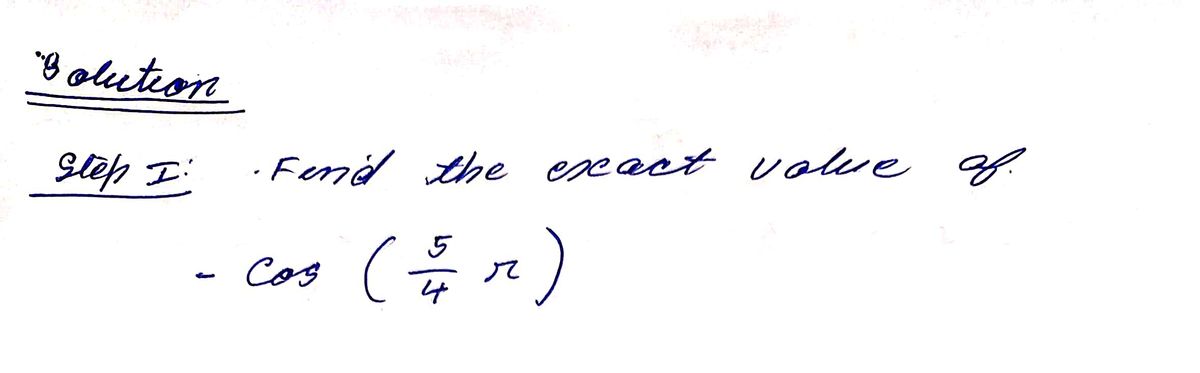 Trigonometry homework question answer, step 1, image 1